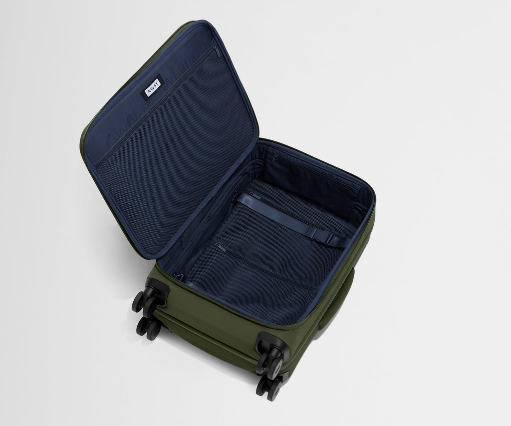 Away Softside Bigger Carry-On Suitcase - Olive Green