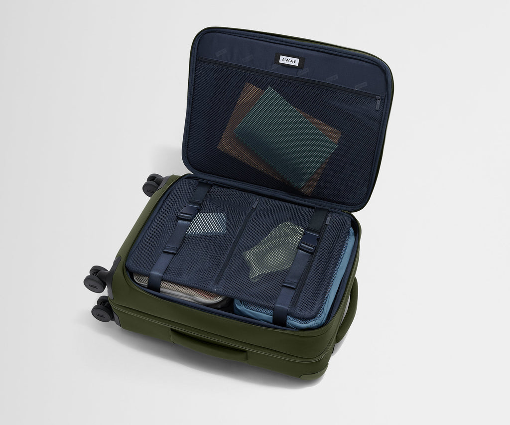 Away Softside Bigger Carry-On Suitcase - Olive Green