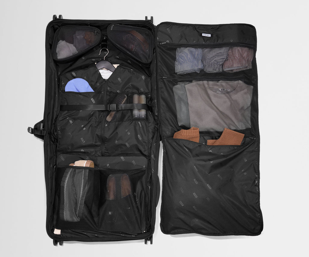 Away Softside Garment Roller Packing Cubes - Jet Black