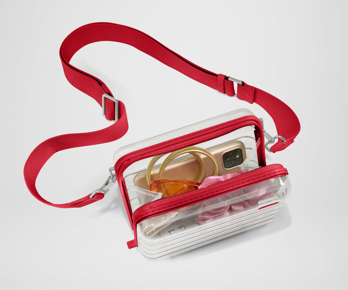 Away Stadium Bag Backpack - Cherry Red