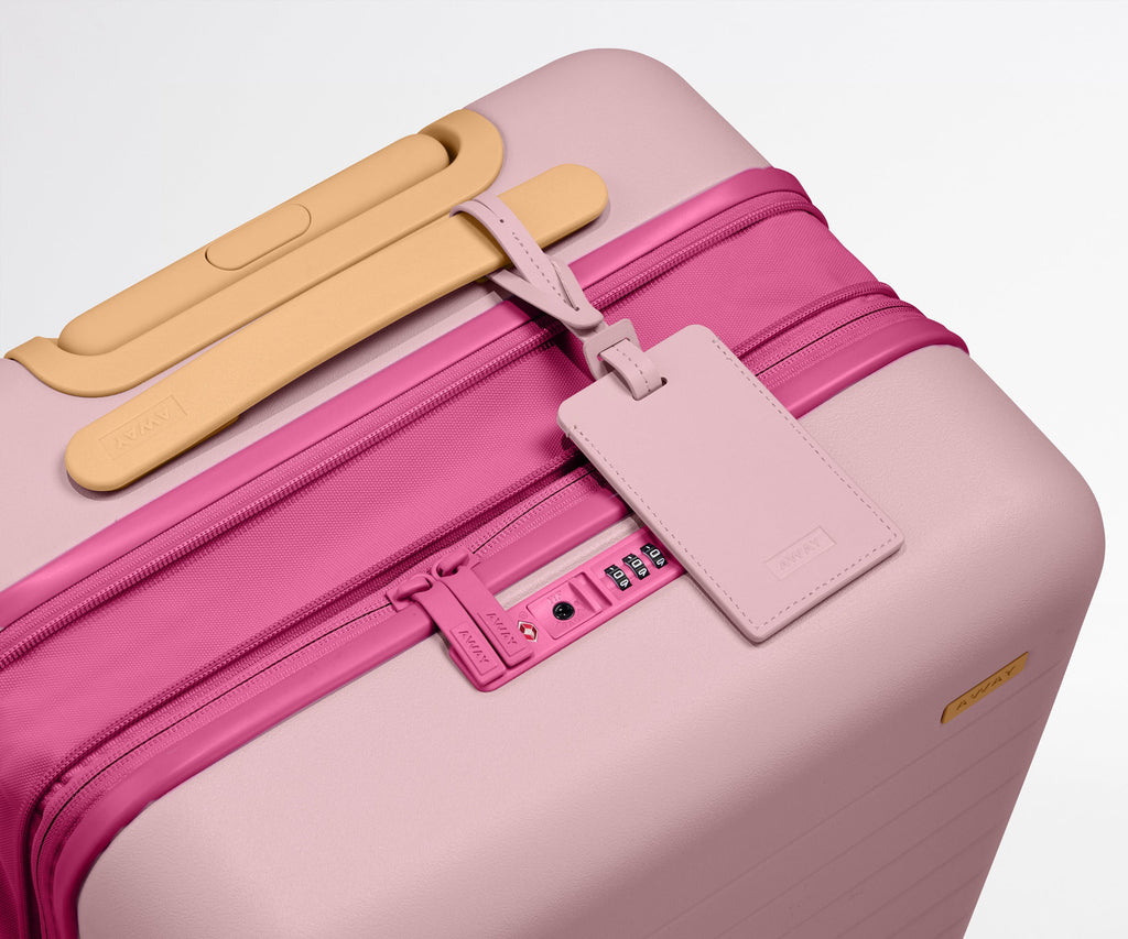 Away The Bigger Carry-On Flex Suitcase - Pink Sand