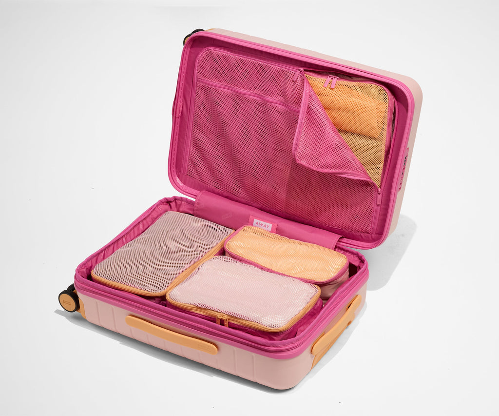 Away Insider Packing Cubes (Set of 4) in Pink Sand