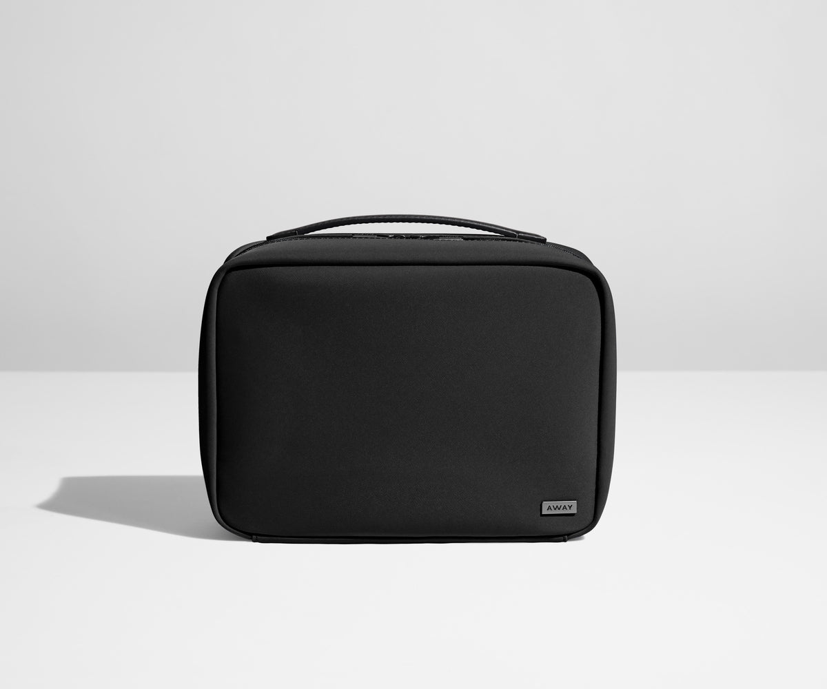 Away The Hanging Toiletry Bag in Jet Black