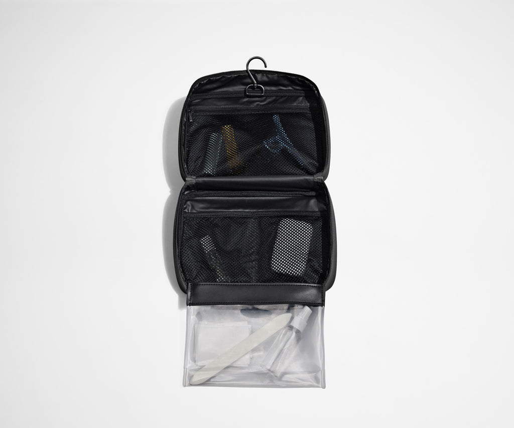 Away The Hanging Toiletry Bag in Jet Black