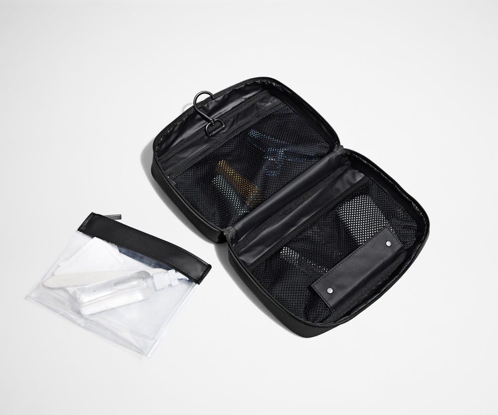 Away The Hanging Toiletry Bag in Jet Black