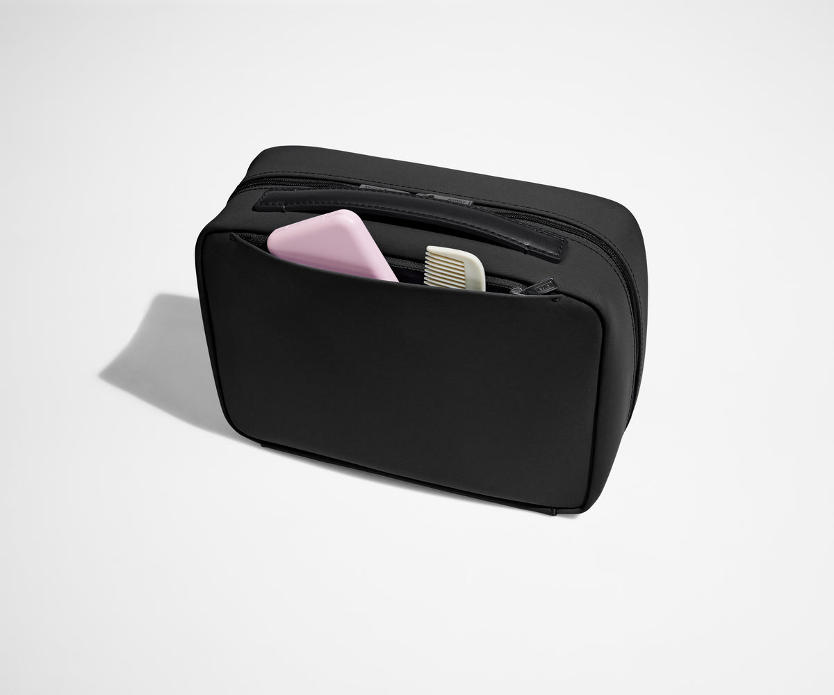 Away The Hanging Toiletry Bag in Jet Black