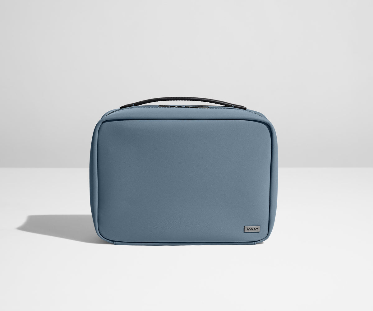 Away The Hanging Toiletry Bag in Coast Blue