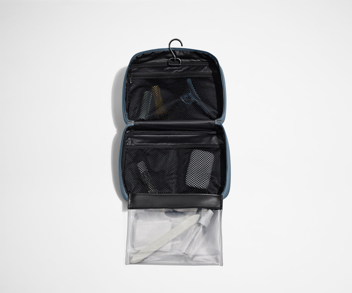 Away The Hanging Toiletry Bag in Coast Blue