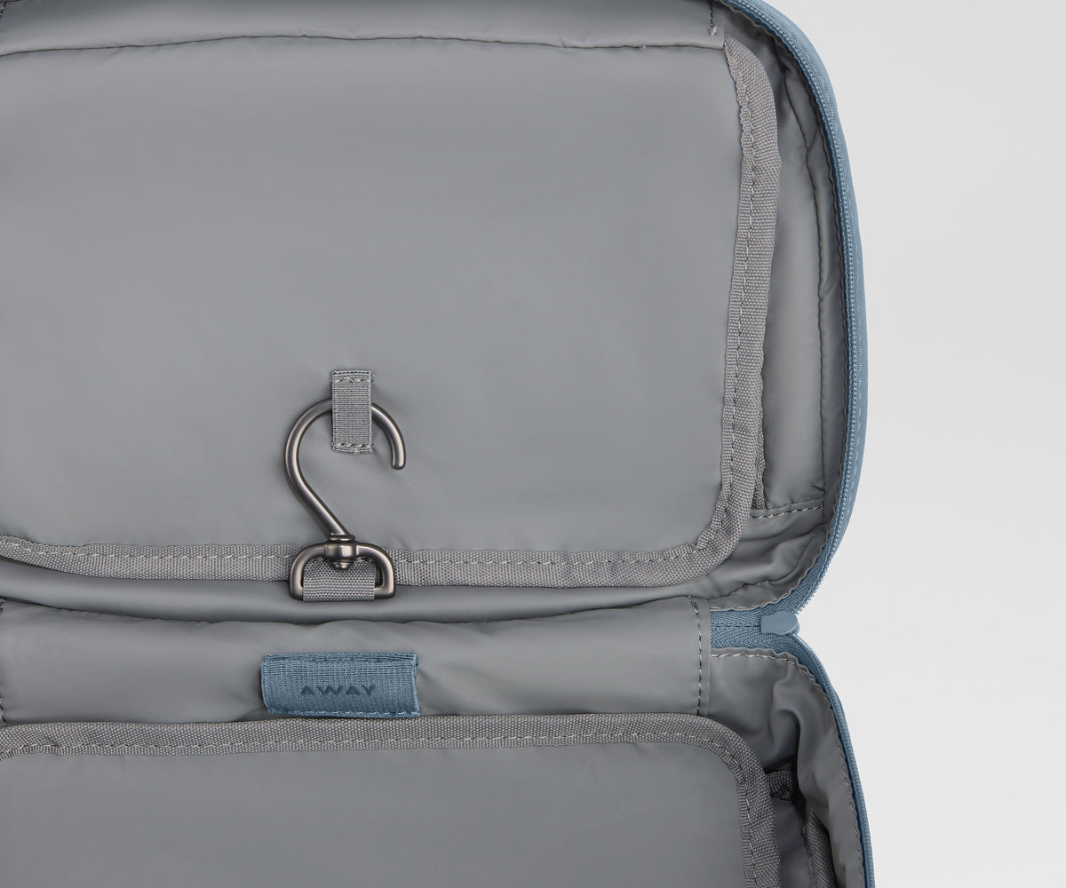 Away Hanging Toiletry Bag in Coast Blue
