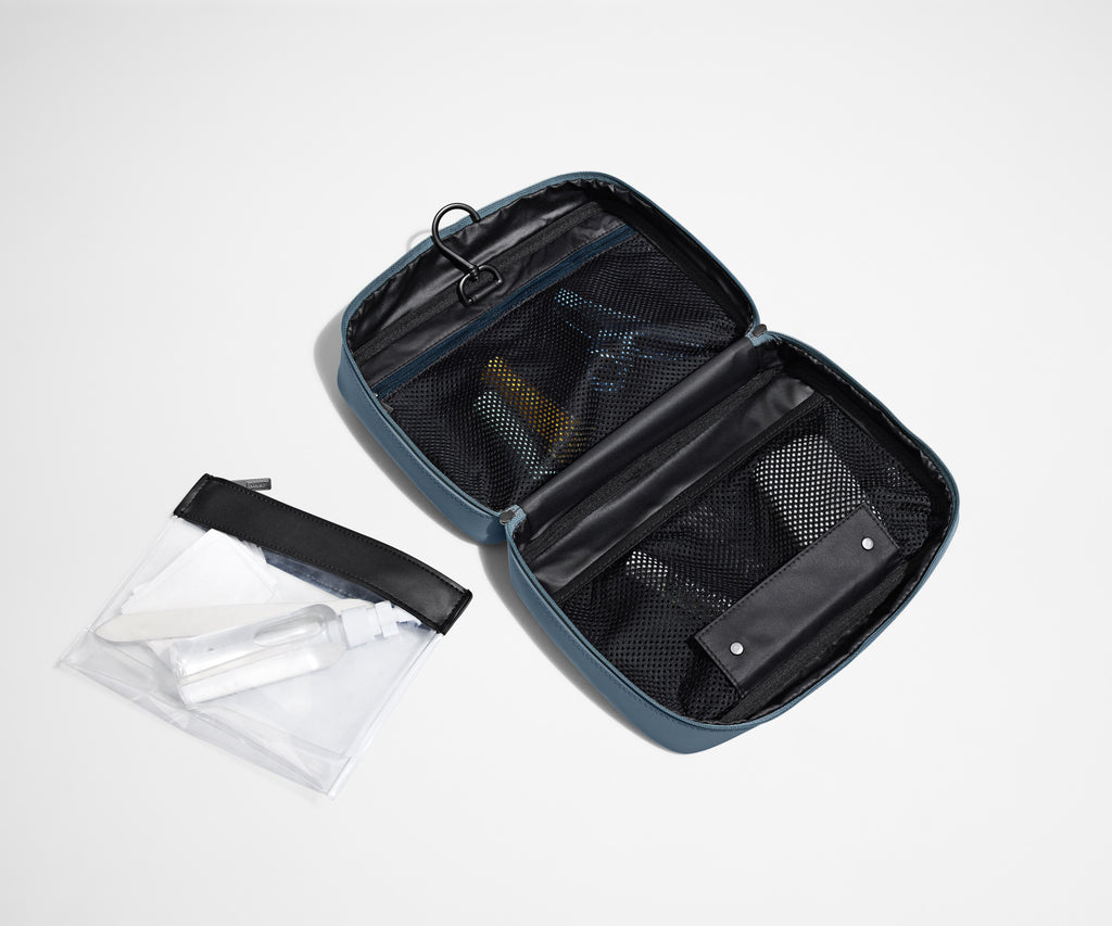 Away The Hanging Toiletry Bag in Coast Blue