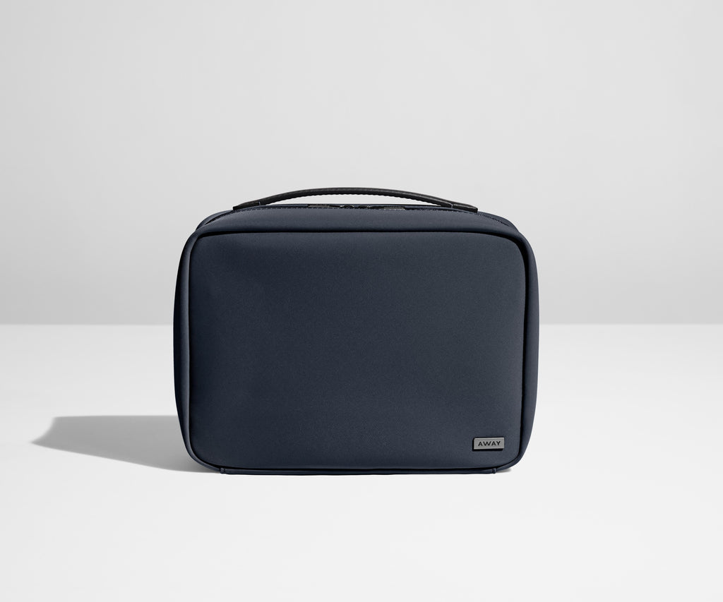 Away The Hanging Toiletry Bag in Navy Blue
