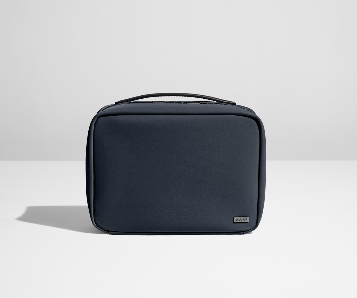 Away The Hanging Toiletry Bag in Navy Blue