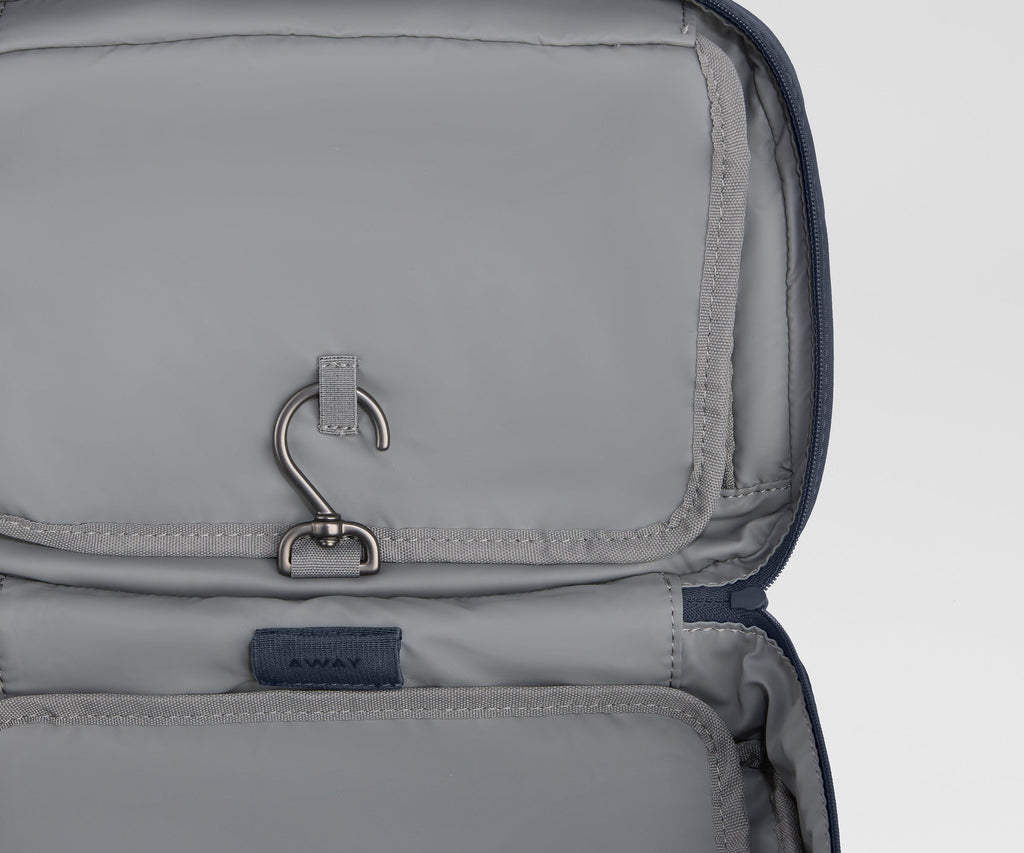 Away Hanging Toiletry Bag in Navy Blue