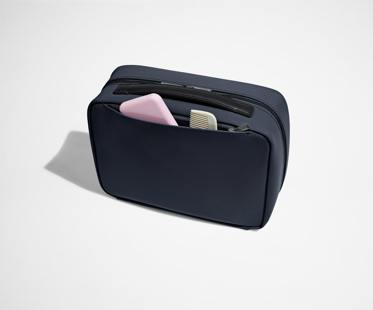 Away The Hanging Toiletry Bag in Navy Blue