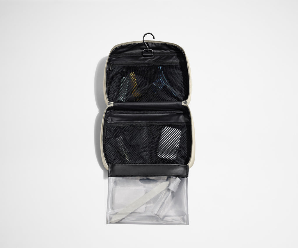 Away The Hanging Toiletry Bag in Salt White