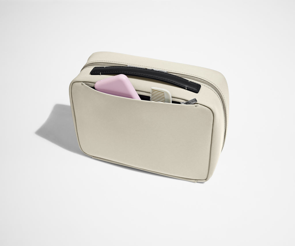 Away The Hanging Toiletry Bag in Salt White