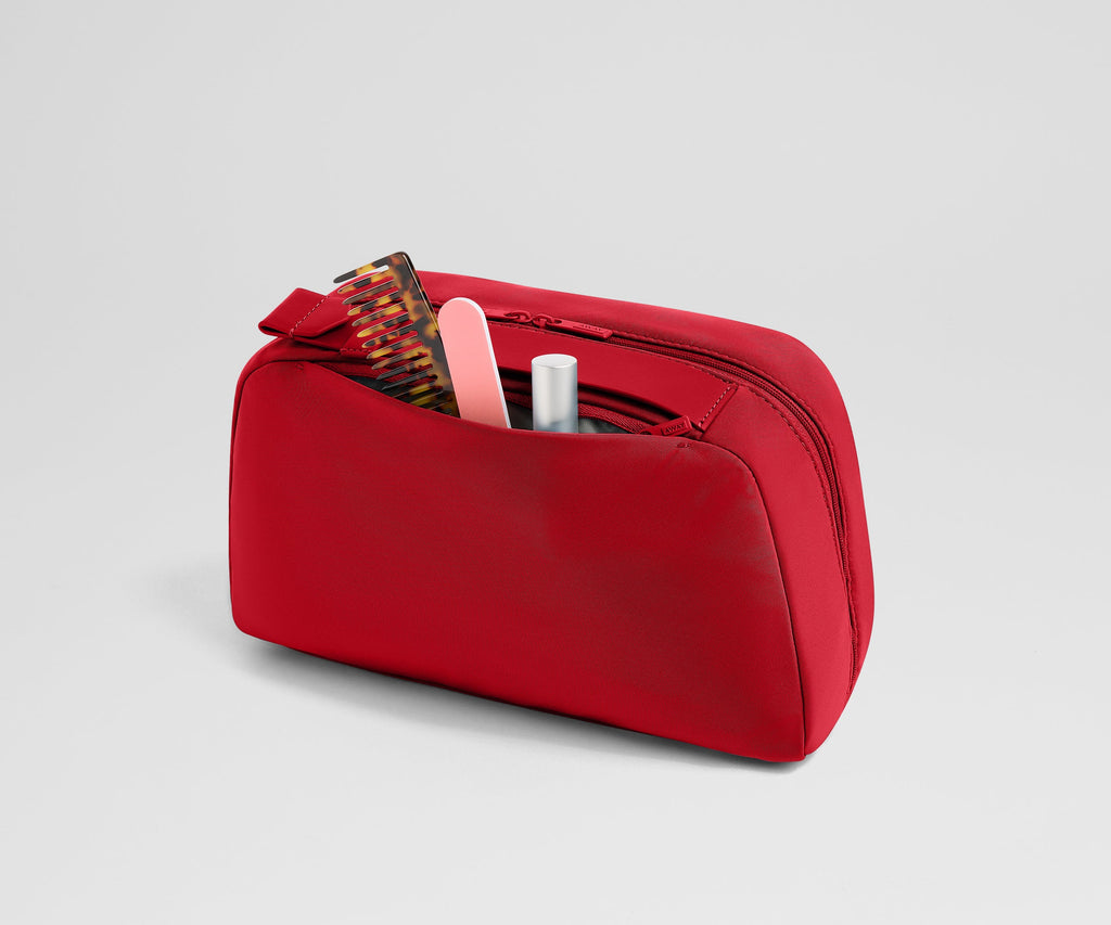 Away Large Toiletry Bag in Cherry Red