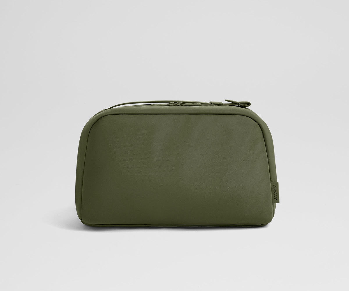 Away Large Toiletry Bag in Olive Green