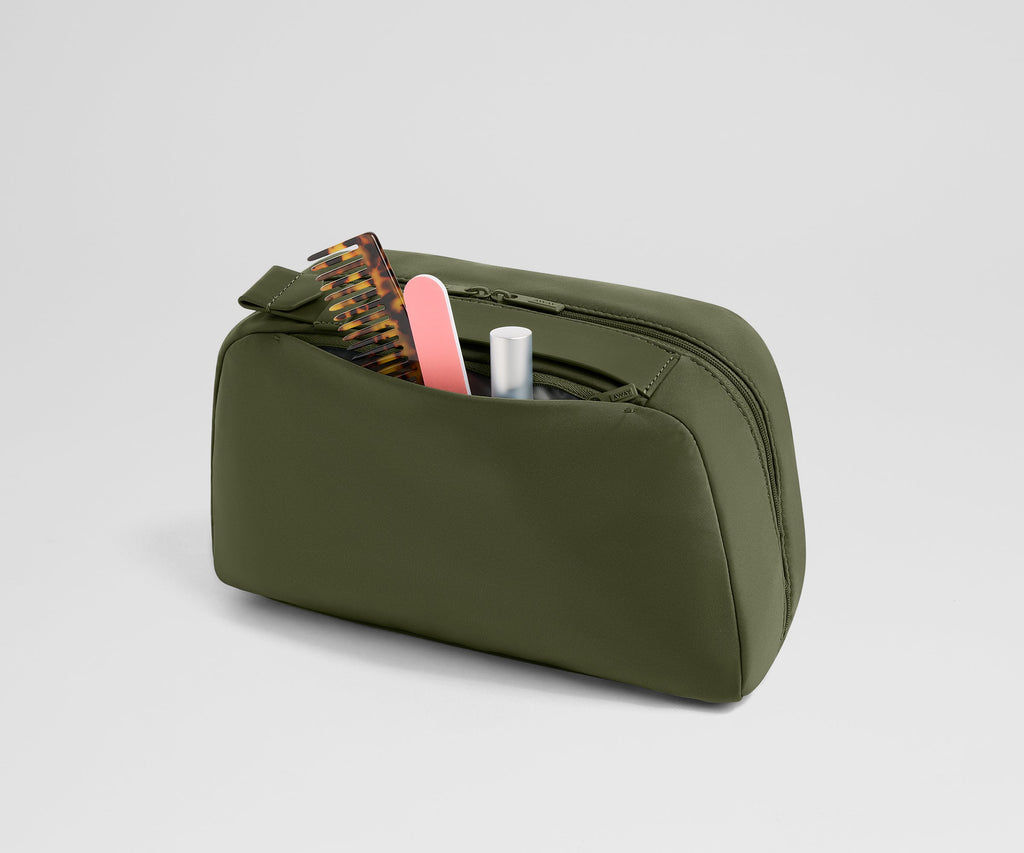 Away Large Toiletry Bag in Olive Green