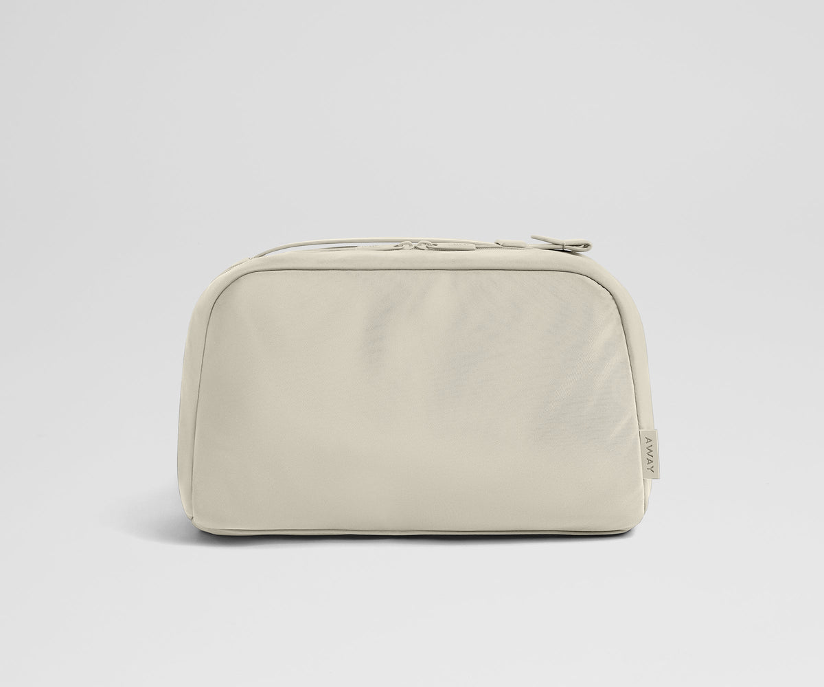 Away Large Toiletry Bag in Salt White