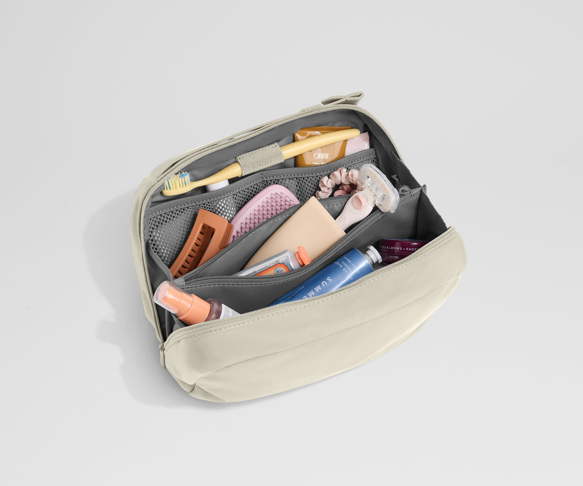 Away Large Toiletry Bag in Salt White