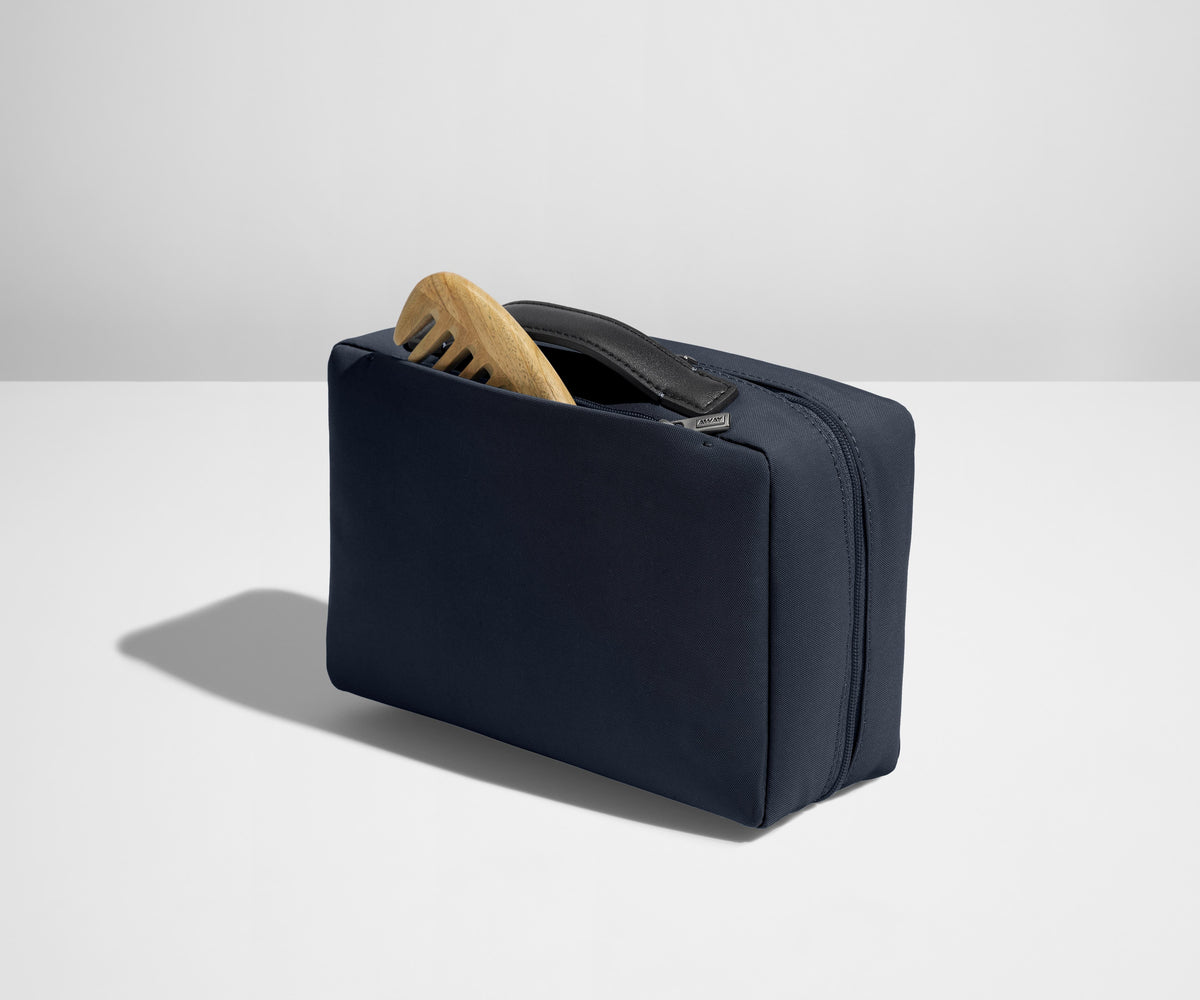 Away The Small Toiletry Bag in Navy Blue