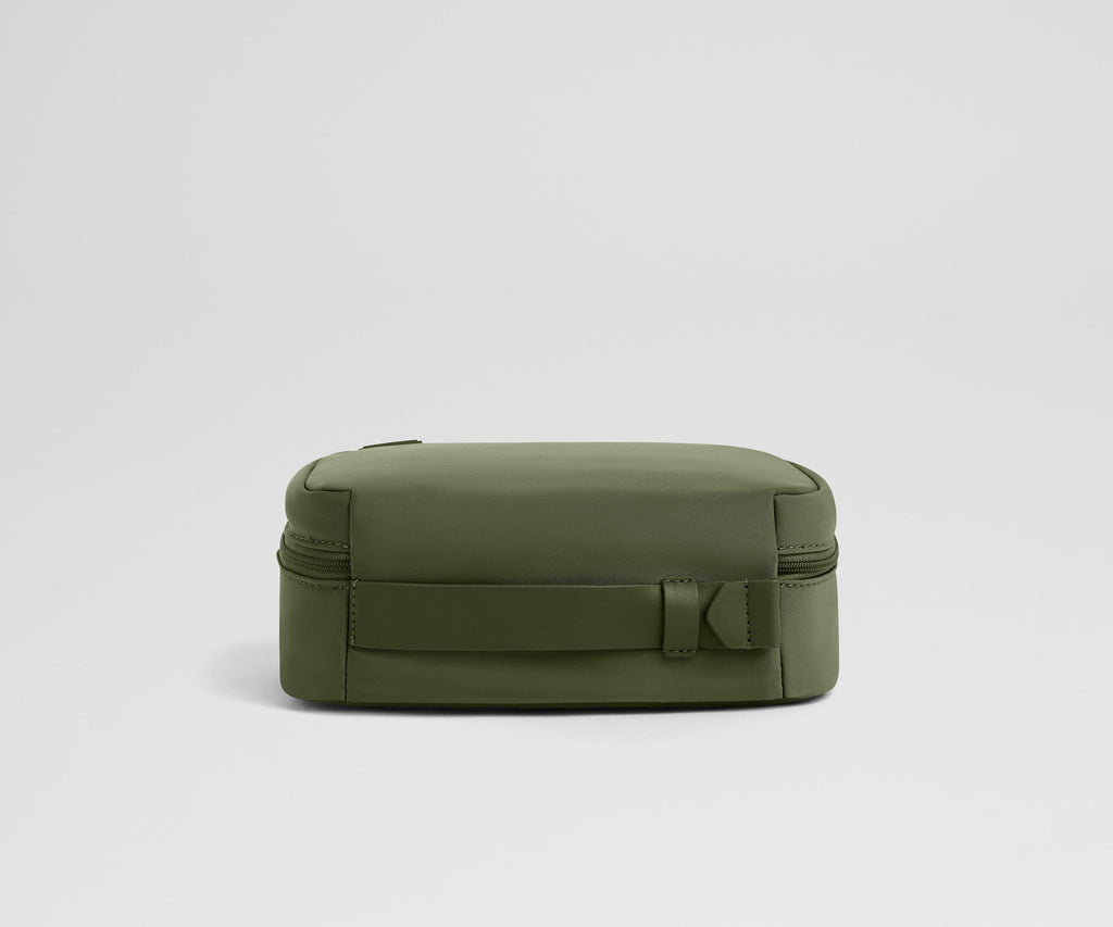 Away Small Toiletry Bag in Olive Green