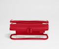 Away Clear Toiletry Bag in Cherry Red