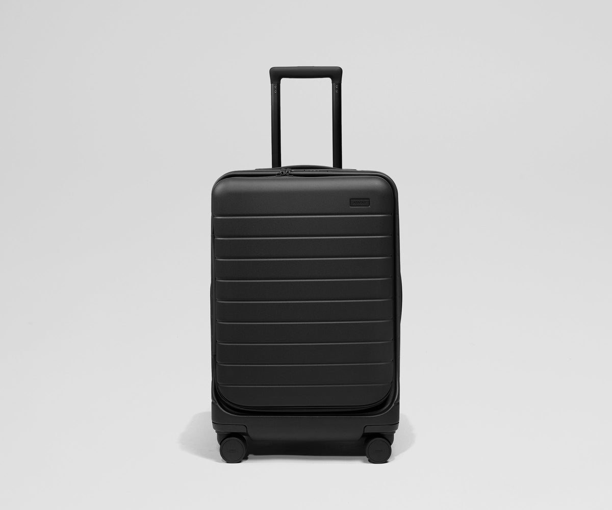 Away Topside Bigger Carry-On Suitcase - Jet Black