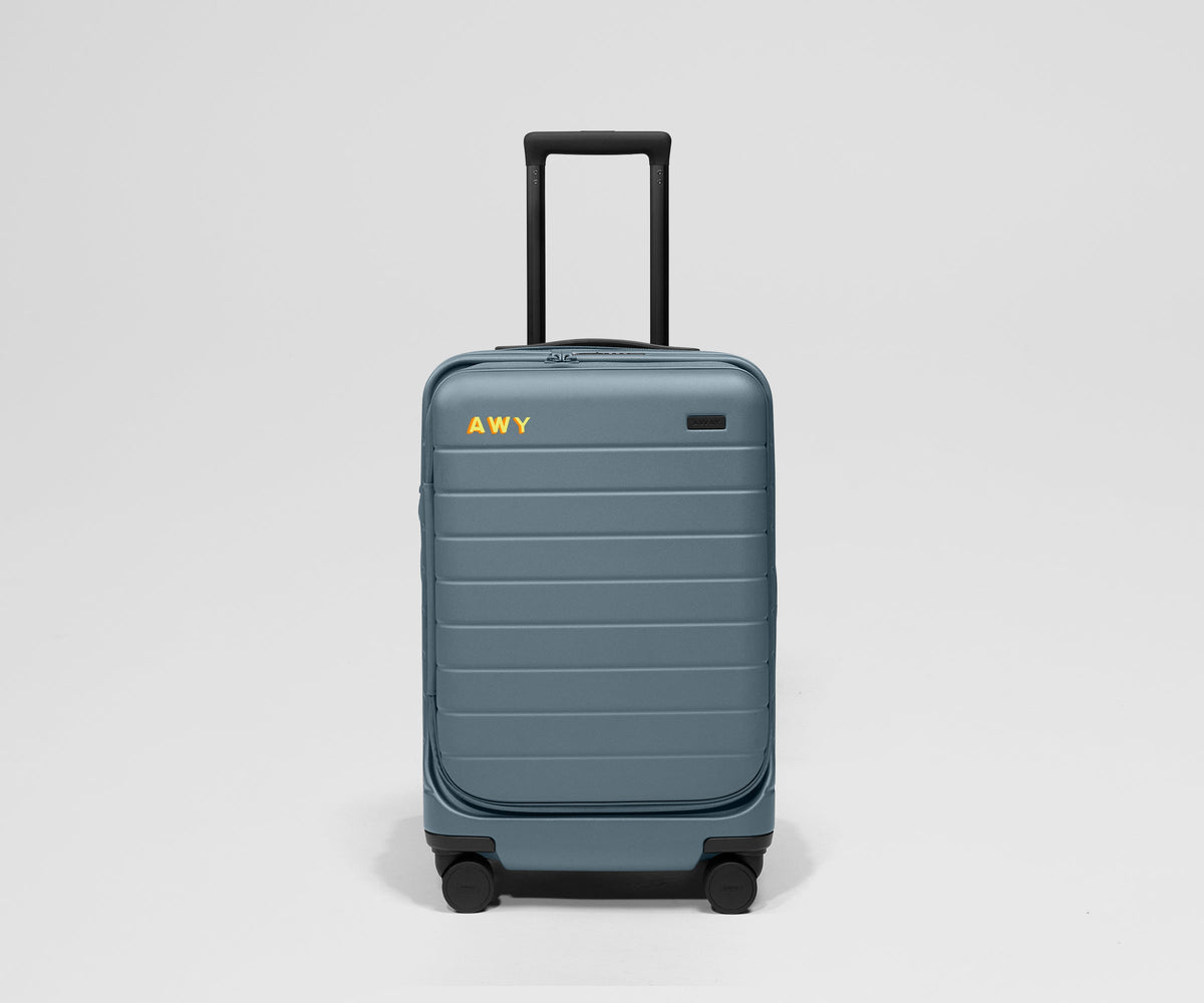 Away Topside Carry-On Suitcase - Coast Blue