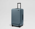 Away Topside Medium Trunk Suitcase - Coast Blue