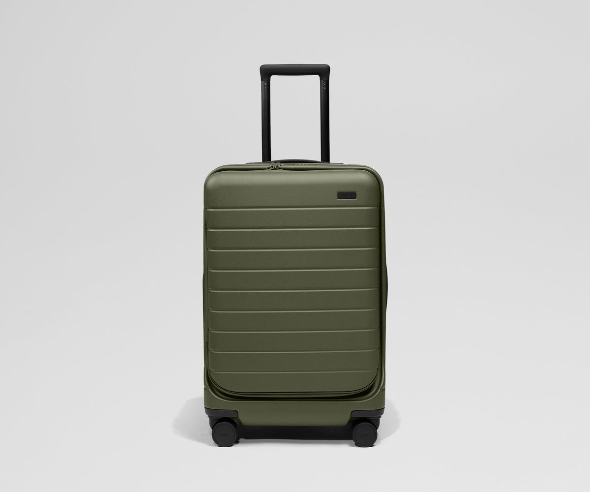 Away Topside Bigger Carry-On Suitcase - Olive Green