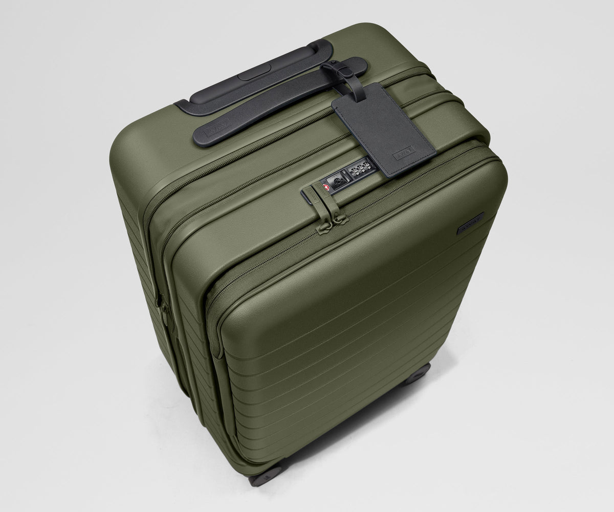 Away Topside Carry-On Suitcase - Olive Green
