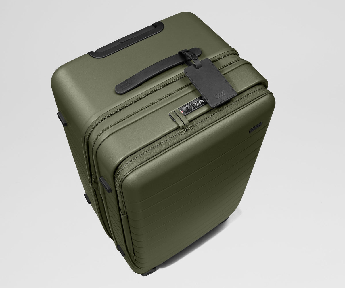 Away Topside Medium Trunk Suitcase - Olive Green