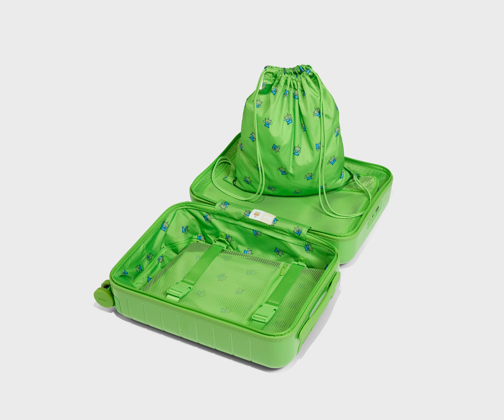 Away The Kids Carry-On Luggage Tag - Alien Green