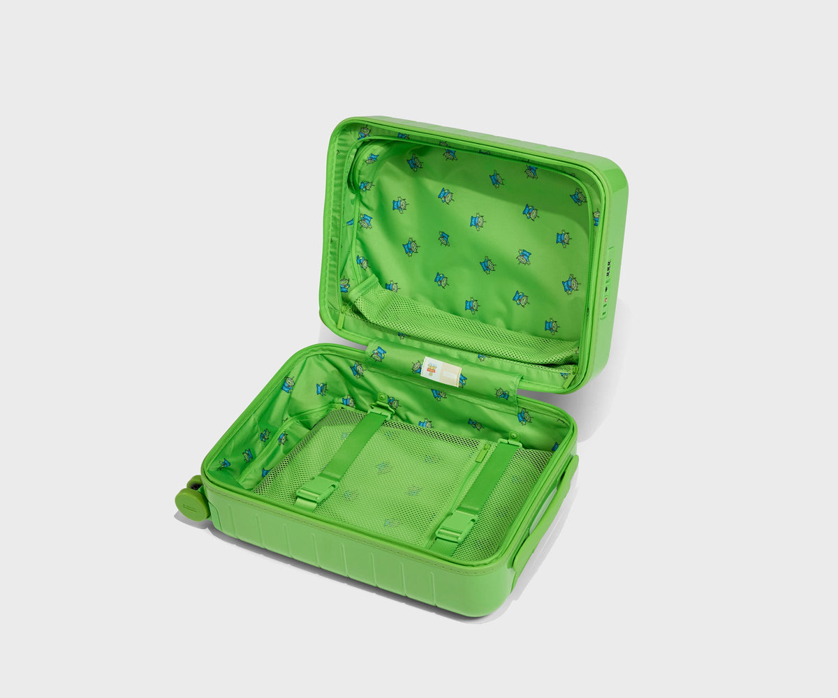 Away The Kids Carry-On Luggage Tag - Alien Green