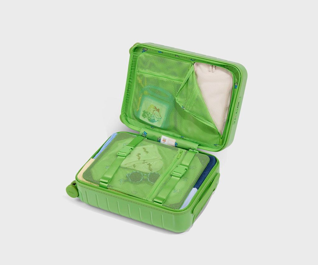 Away The Kids Carry-On Luggage Tag - Alien Green