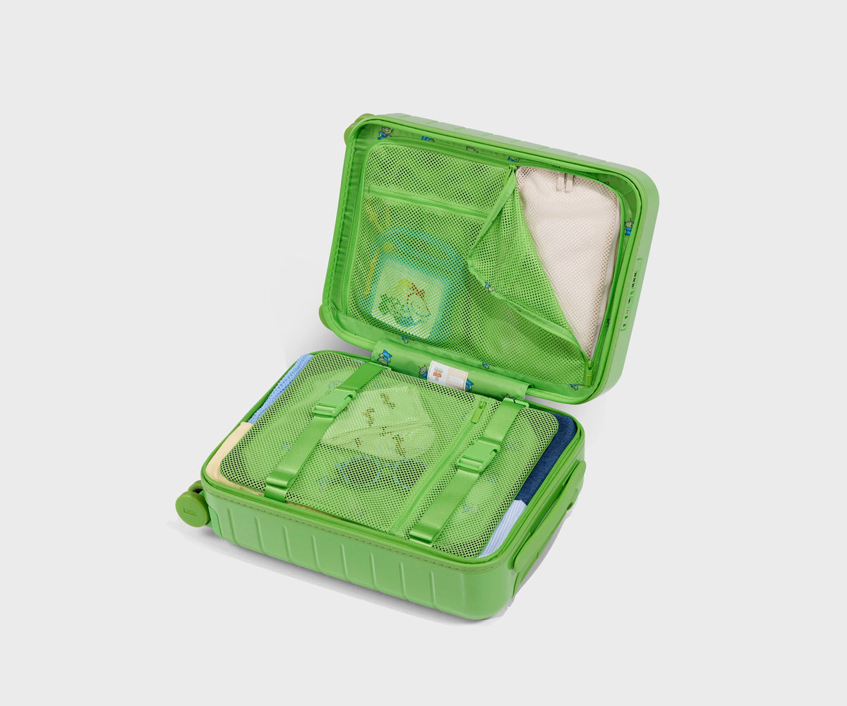 Away The Kids Carry-On Luggage Tag - Alien Green