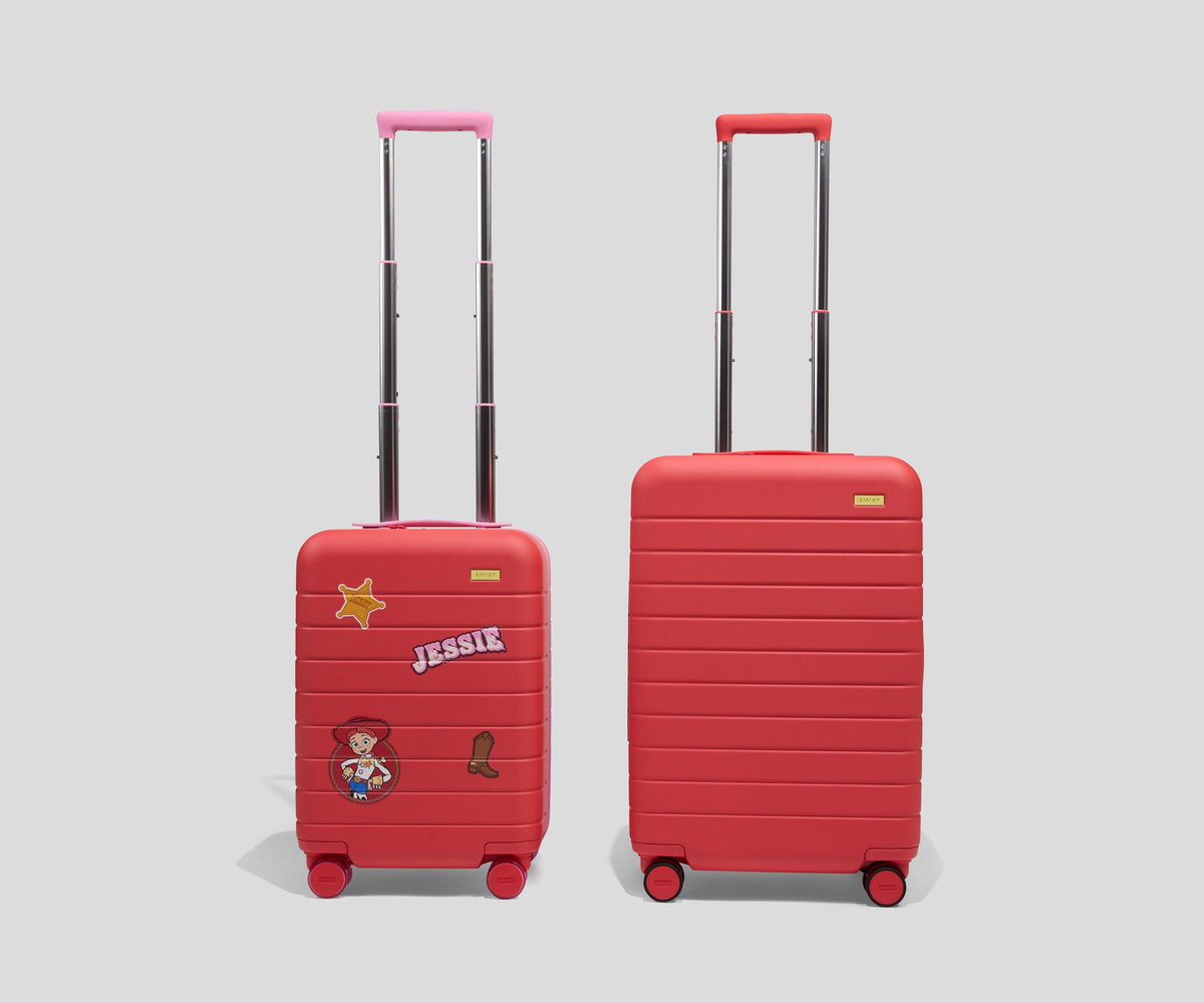 Away The Kids Carry-On Luggage Tag - Jessie Red