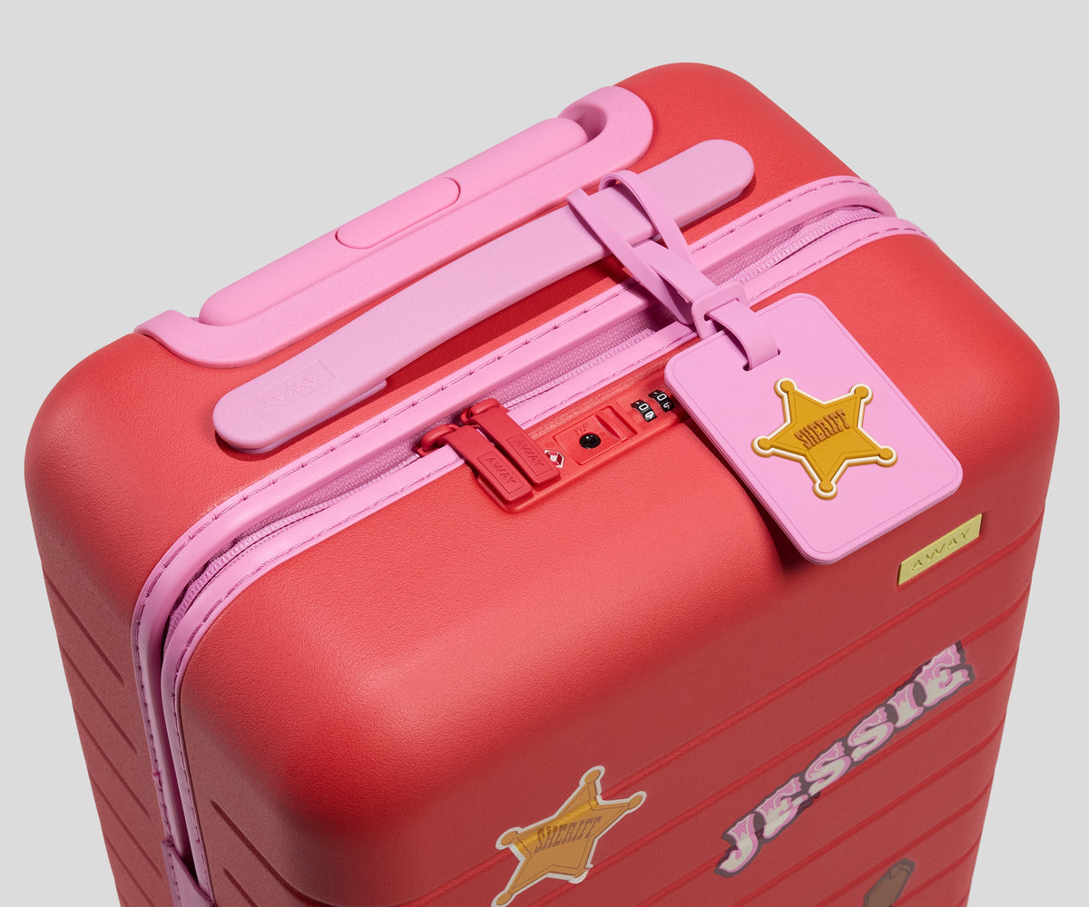 Away The Kids Carry-On Luggage Tag - Jessie Red