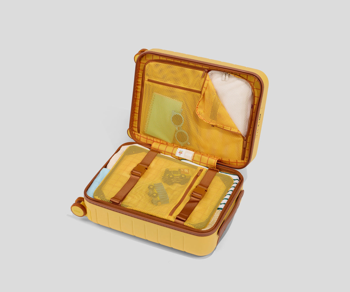 Away The Kids Carry-On Luggage Tag - Woody Yellow