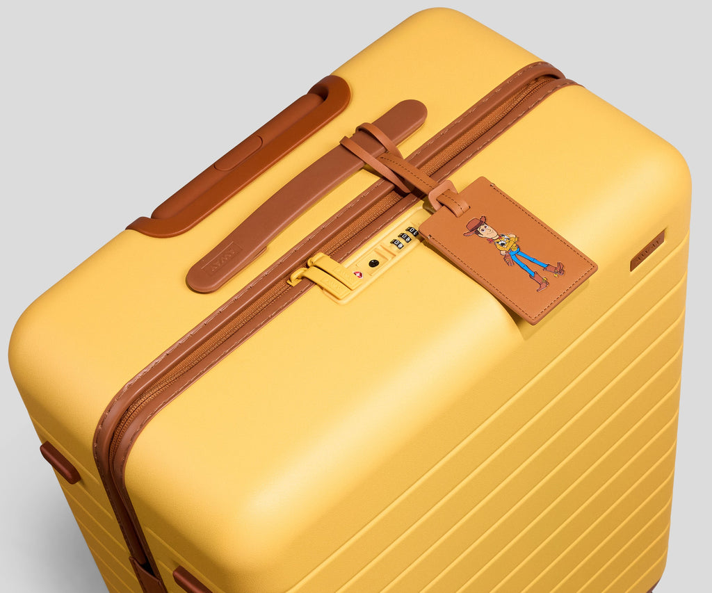 Away The Medium Luggage Tag - Woody Yellow