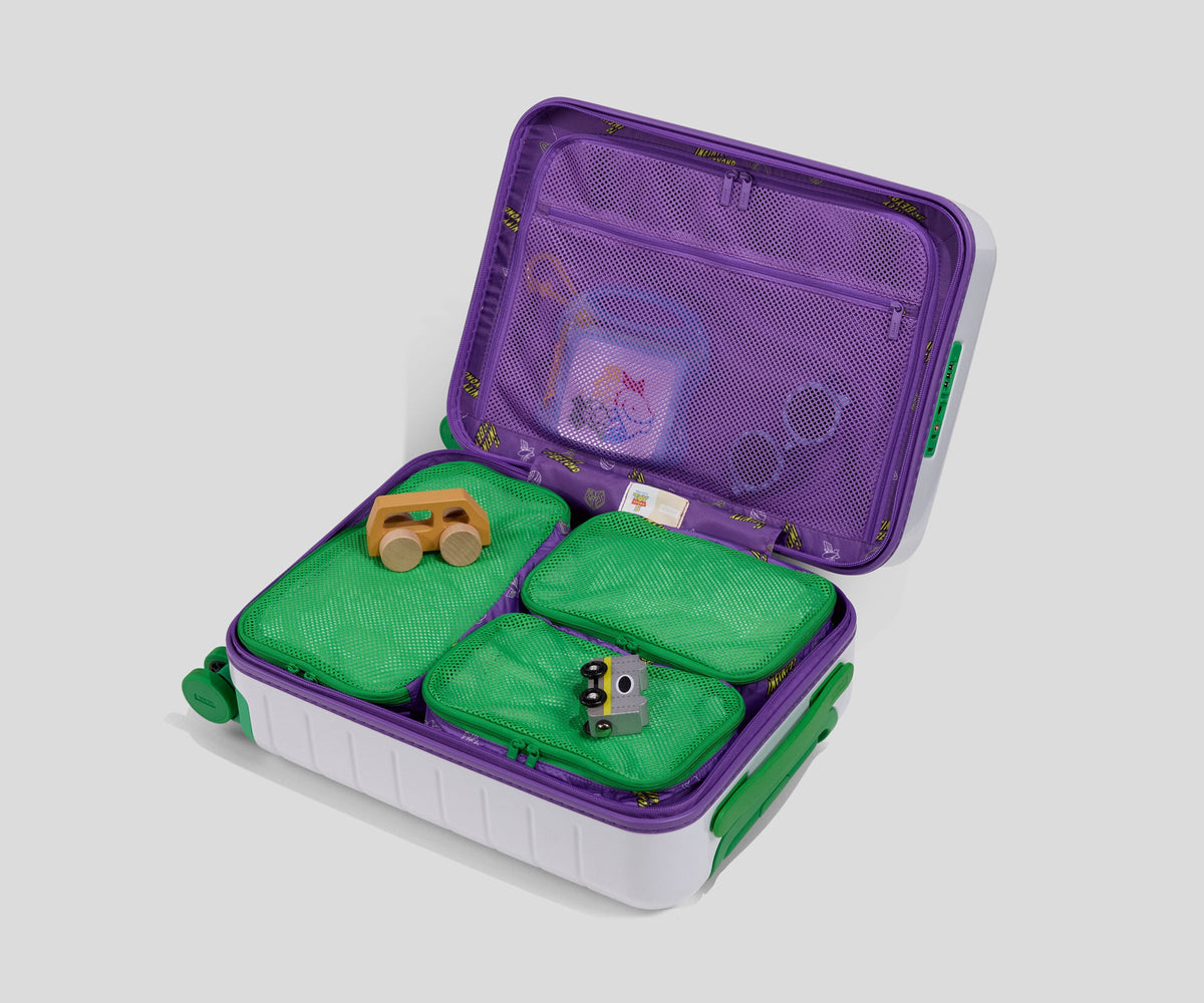 Away Kids Packing Cubes in Buzz Lightyear Purple