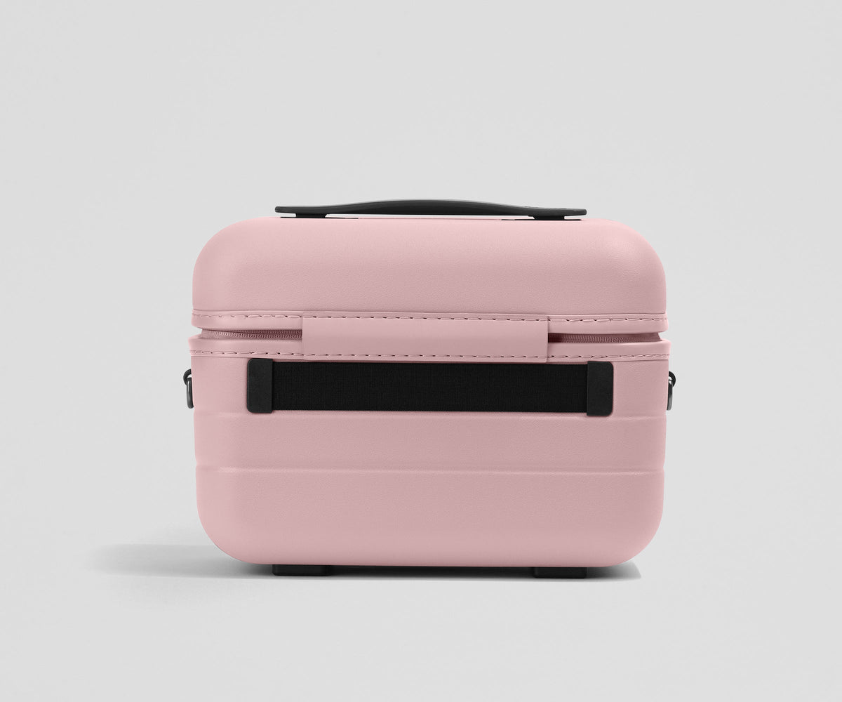 Away The Train Case Toiletry Bag - Blush Pink