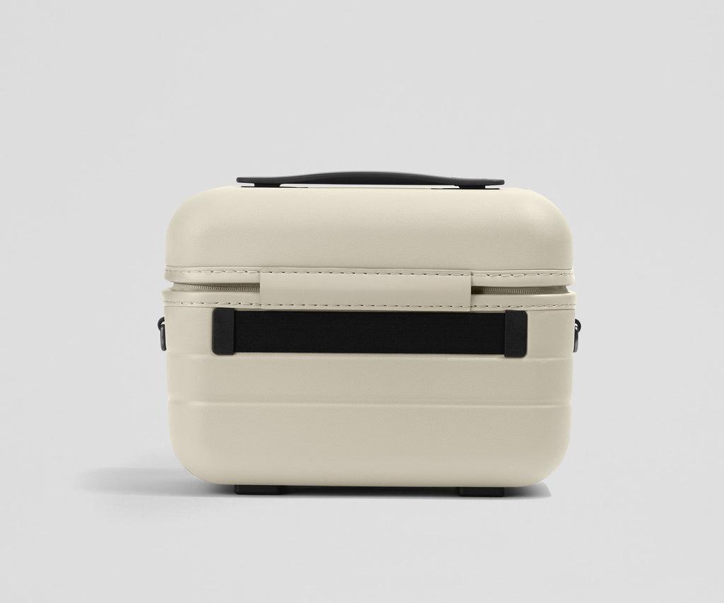Away The Train Case Toiletry Bag - Salt White