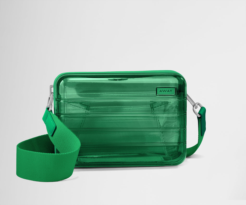 Away The Mini Crossbody Packing Cubes - Translucent Green