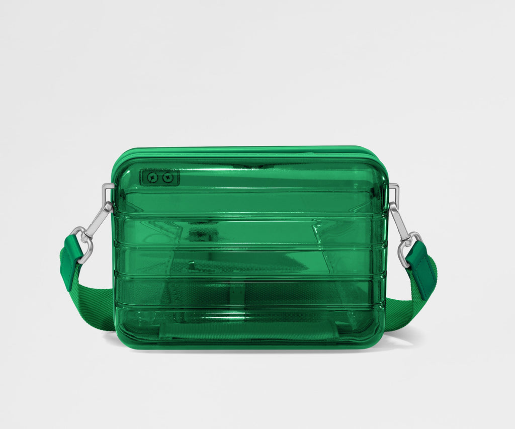 Away The Mini Crossbody Packing Cubes - Translucent Green