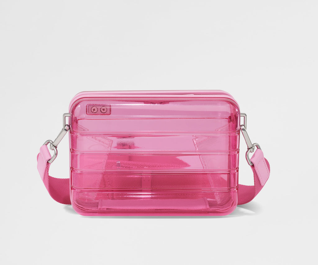 Away The Mini Crossbody Packing Cubes - Translucent Pink
