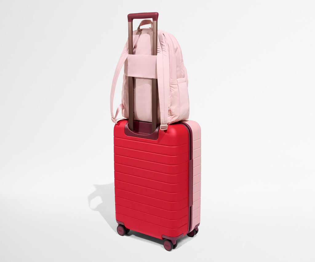 Away Large Featherlight Backpack in Blush Pink