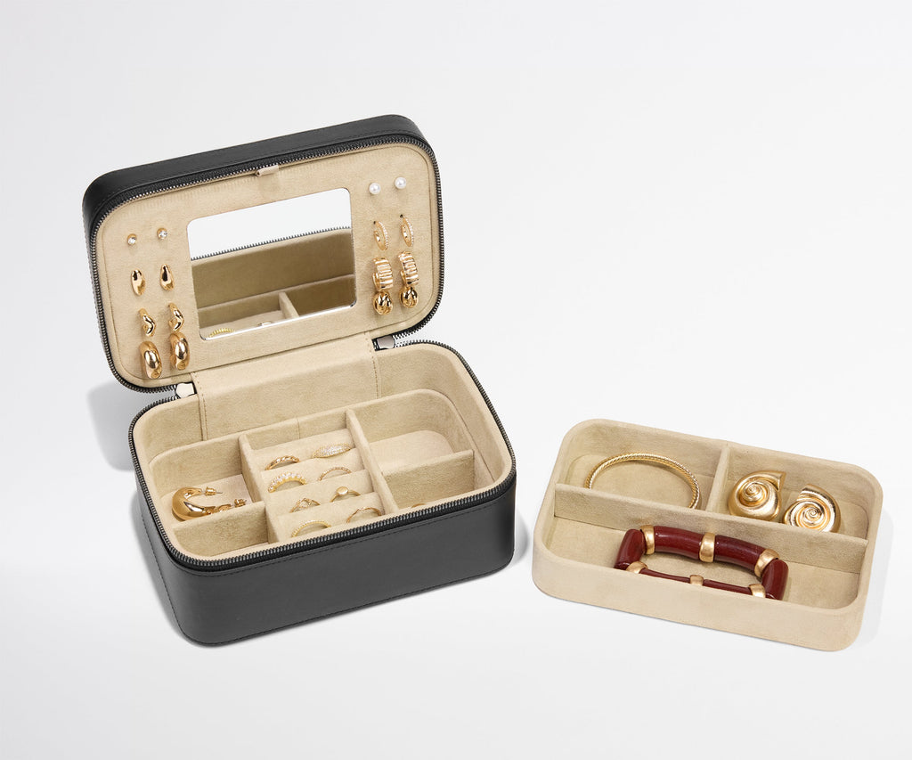 Away Keepsake Jewelry Case in Black Tie